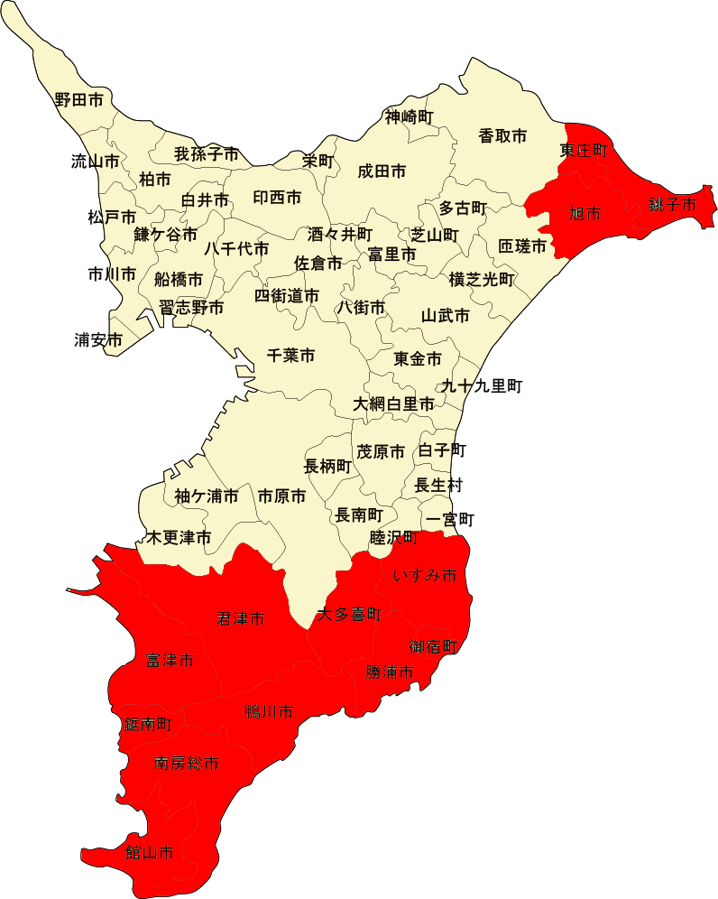 千葉県出張エリア